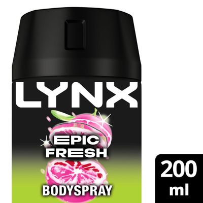 Lynx Aerosol Body Spray Epic Fresh 200 ml - Thumbnail 2