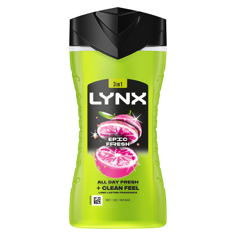 Lynx Fresh Boost Shower Gel - Green - Image 1