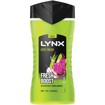 Lynx Fresh Boost Shower Gel - Green - Thumbnail 2