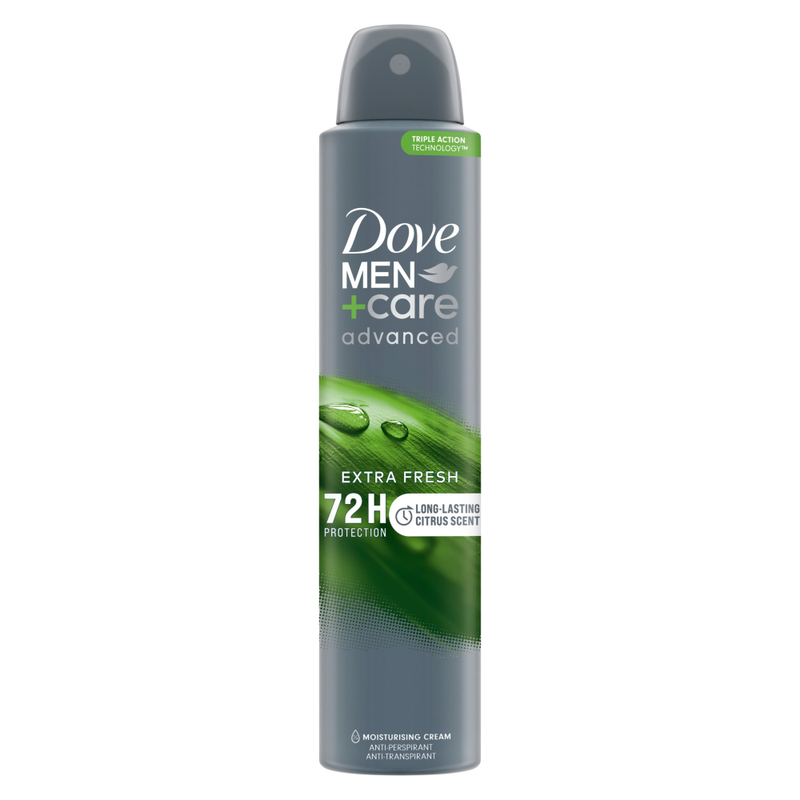 Dove Anti-Perspirant MenCare Advanced Extra Fresh 72H Protection Deo, 200ml - 1 - Image 1
