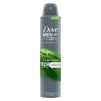 Dove Anti-Perspirant MenCare Advanced Extra Fresh 72H Protection Deo, 200ml - 1