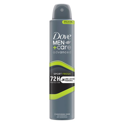 Dove Anti-Perspirant MenCare Advanced Sport Fresh 72H Protection Deo, 200ml - 1 - Thumbnail 2