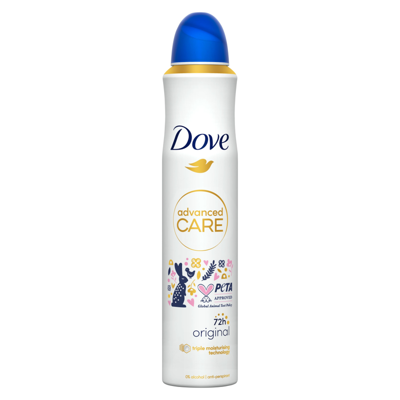 Dove Advanced Care Anti-Perspirant Deodorant Spray Original, 200ml - 1 - Image 1
