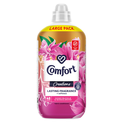 Comfort Perfume Creations Fabric Conditioner Honeysuckle & Sandalwood 48 washes (1.44 L)