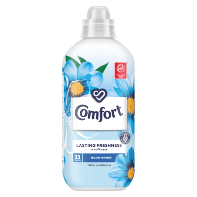 Comfort Fabric Conditioner Blue Skies 33 washes (990 ml) - Thumbnail 2