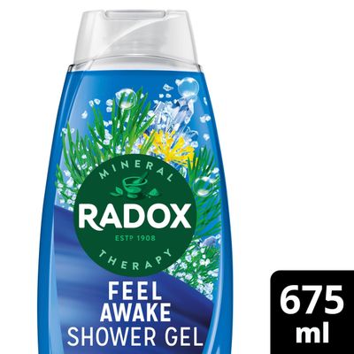 Radox Mineral Therapy 2-in-1 Shower Gel & Shampoo Feel Awake 675 ml