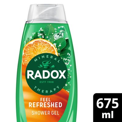 Radox Feel Refreshed Shower Gel 675ml - Green