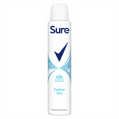 Sure Anti-Perspirant Aerosol Cotton Dry 200 ml - Thumbnail 2