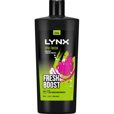 Lynx Epic Fresh 3-in-1 Shower Gel 700ml - Black - Thumbnail 2