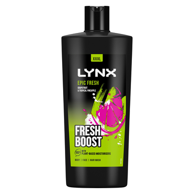Lynx Epic Fresh 3-in-1 Shower Gel 700ml - Black