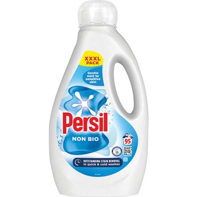 Persil Laundry Washing Liquid Detergent Non Bio 95 washes (2.565 L)