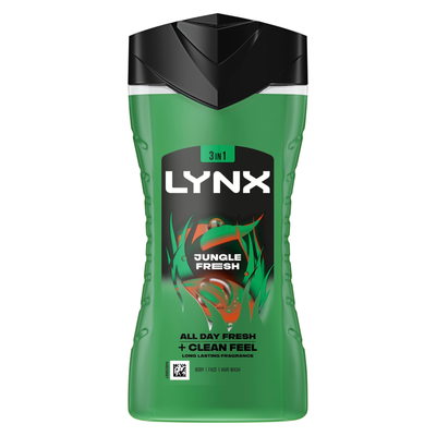 Lynx Jungle Fresh Extra Fresh Shower Gel 225ml - Green