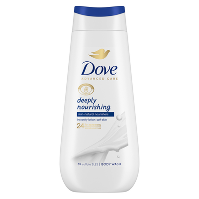 Dove Women's 'Bodywash' Deeply Nourishing 24H Renewing Micromoisture, 3x 225ml in White - Thumbnail 2