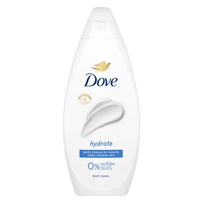 Dove Hydrate Body Wash 225ml - White