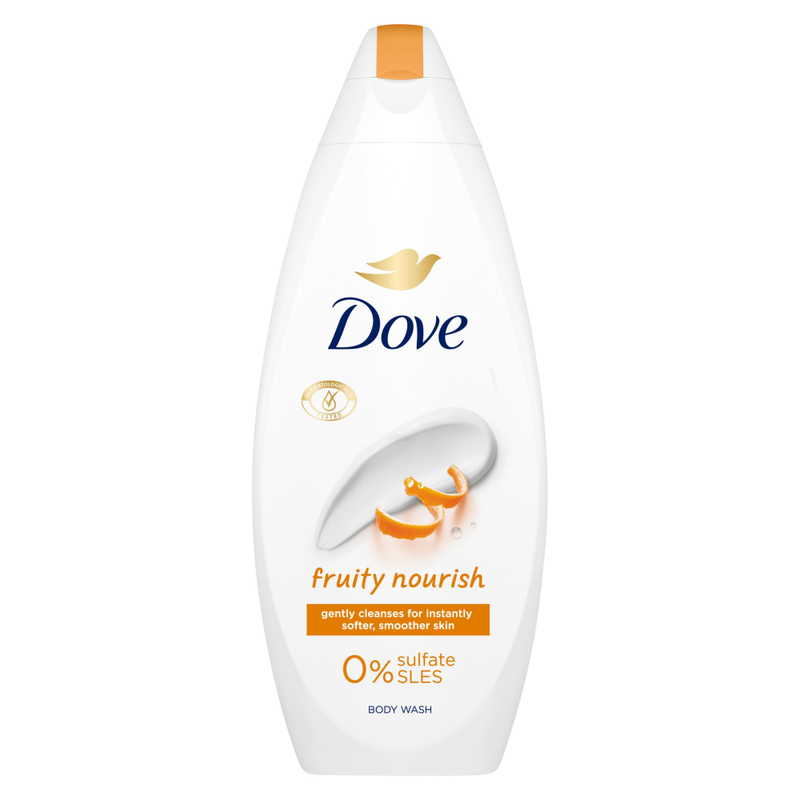 Dove Fruity Nourish Body Wash 225ml - White - Image 1