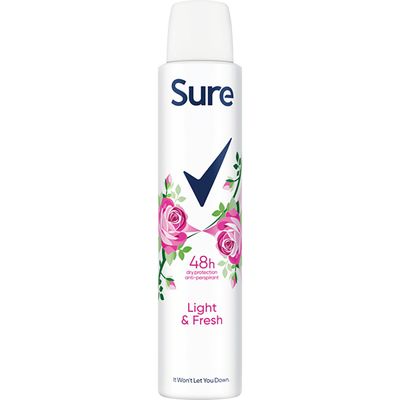 Sure Light and Fresh Anti-Perspirant 200ml - White - Thumbnail 2