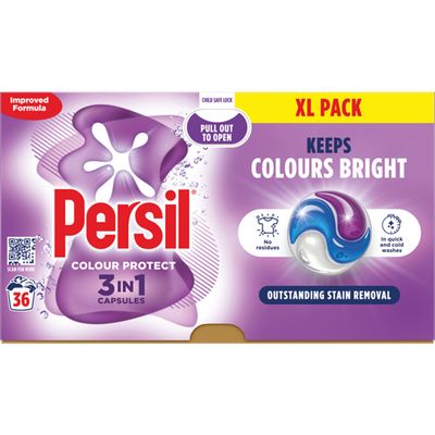Persil Colour Protect 3 in 1 Washing Capsules - Thumbnail 2