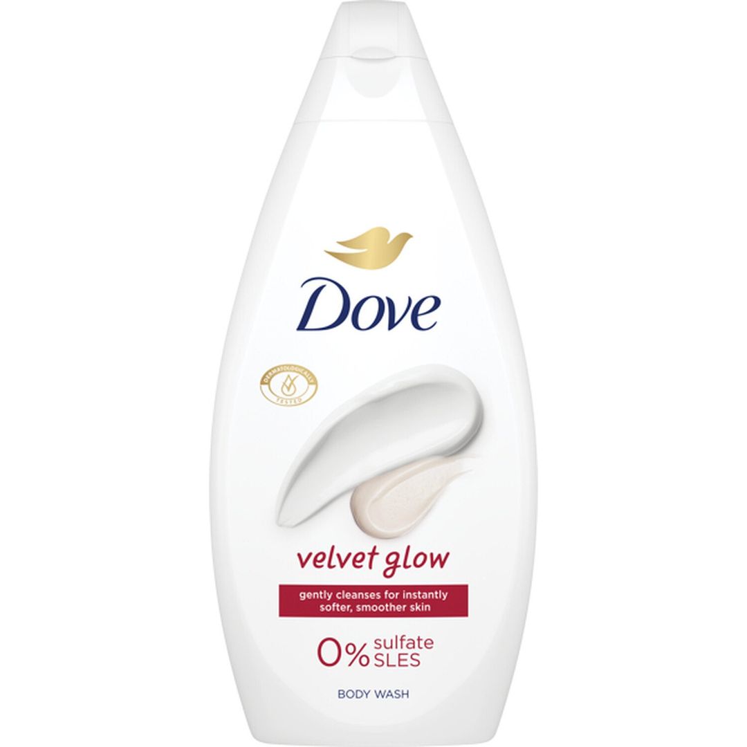 Dove Velvet Glow Body Wash - White - Image 1