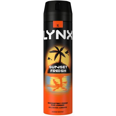 Lynx Sunset Fresh Body Spray 200ml - Thumbnail 2