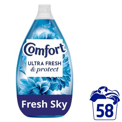 Comfort Ultra Fresh & Protect Fabric Conditioner Fresh Sky 58 washes (870 ml) - Thumbnail 2