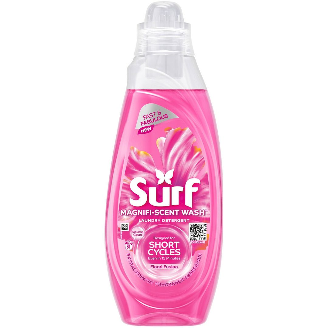 Surf Magnifi-Scent Wash Laundry Liquid Floral Fusion 837 ml (31 Washes) - Image 1