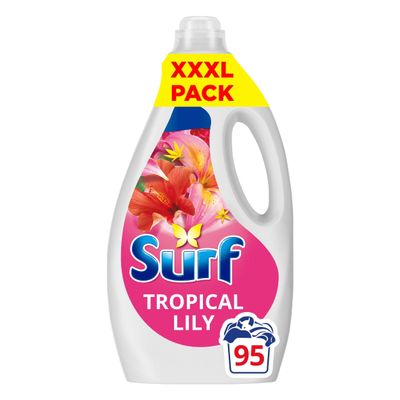 Surf Tropical Lily Laundry Washing Liquid Detergent 95 washes 2.565 L - Thumbnail 2