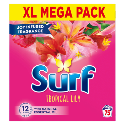 Surf Washing Powder Tropical Lily 75 washes 3.75 kg - Thumbnail 2