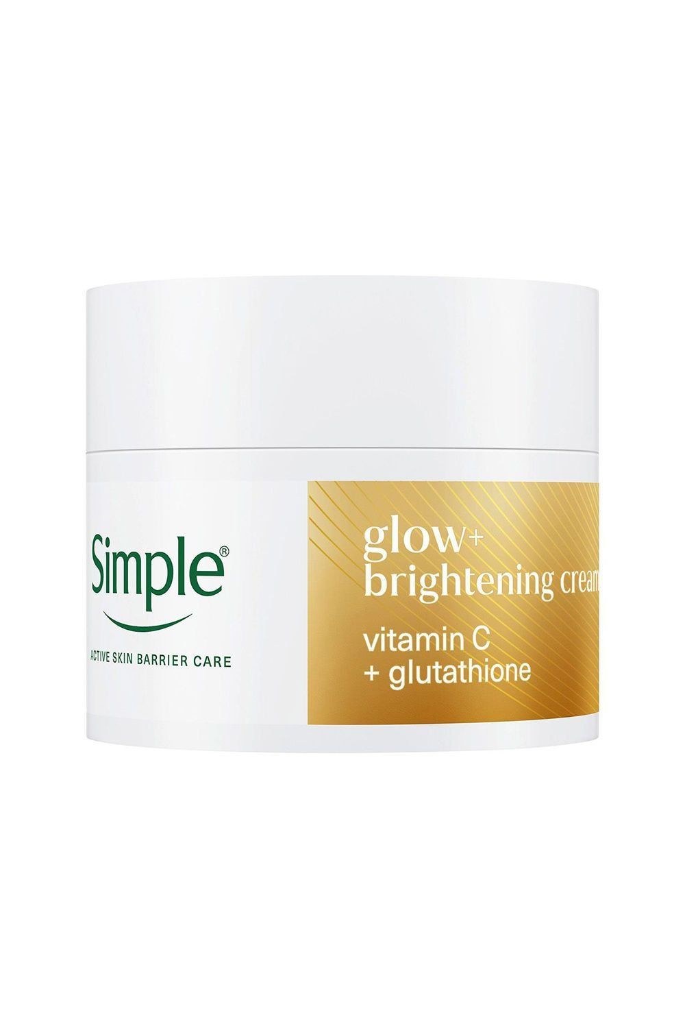 Simple Glow+ Facial Moisturiser Radiance Boosting Hydrating Face Cream, 50ml - White - Image 1