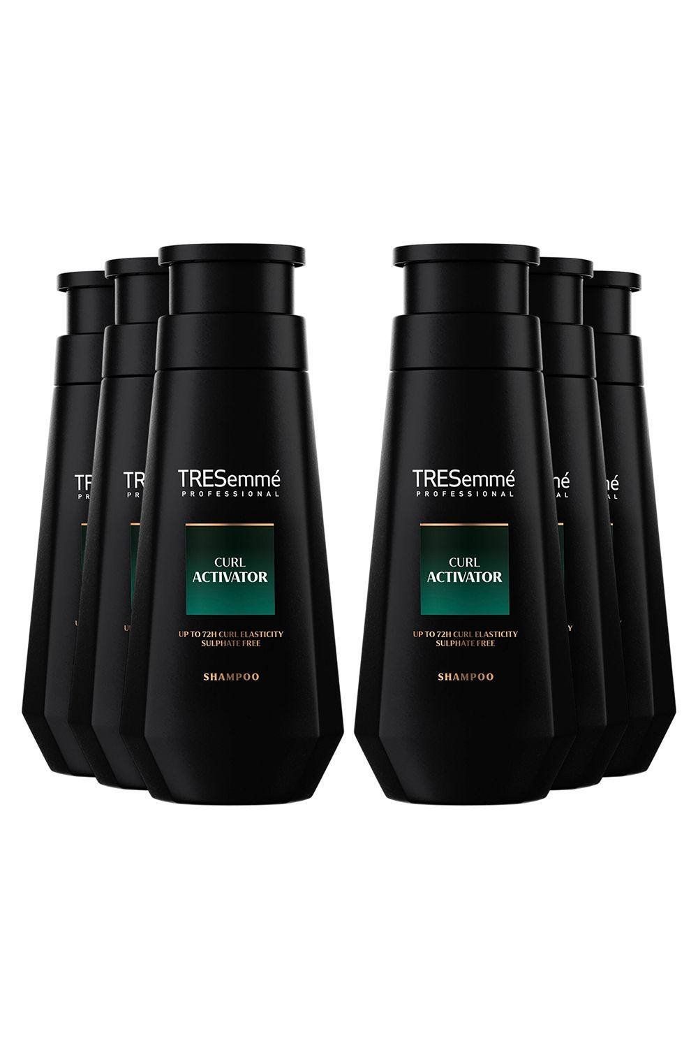 TRESemme Shampoo Curl Activator Frizz Control Curls Definition 400ml, 6 Pack - White - Image 1
