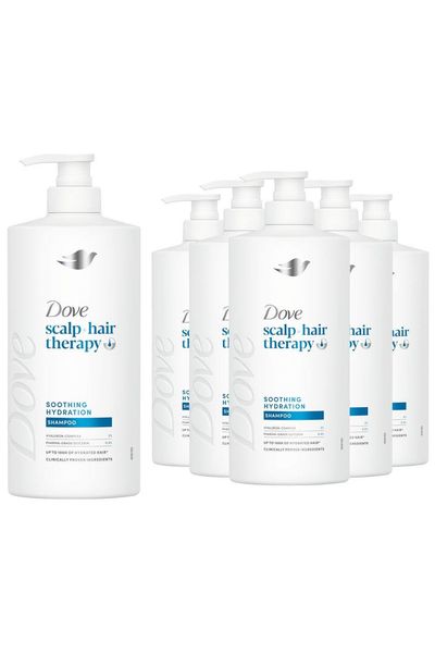 Dove Scalp + Hair Therapy Soothing Hydration Shampoo - White