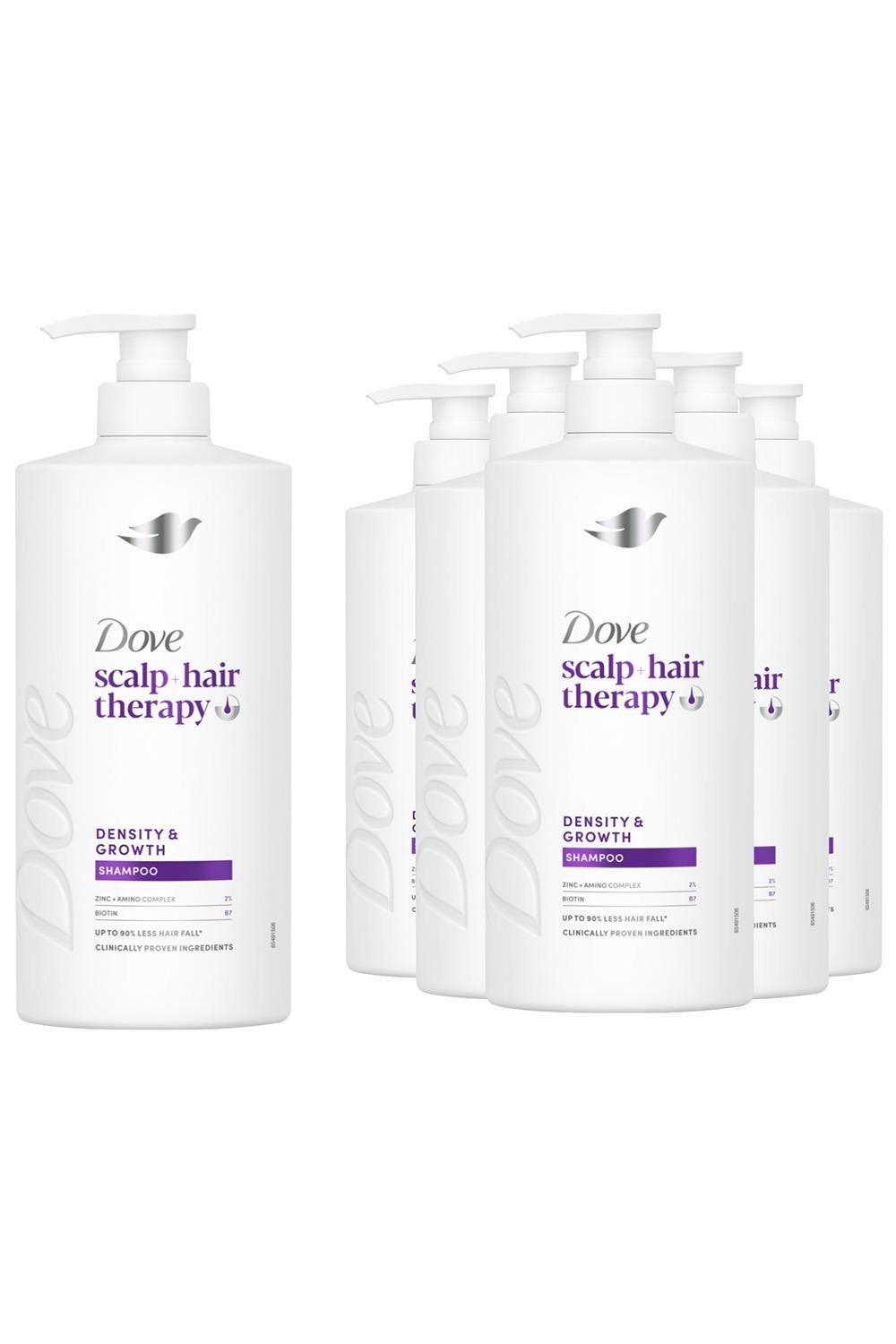 Dove Scalp + Hair Therapy Density & Growth Shampoo - White - Image 1