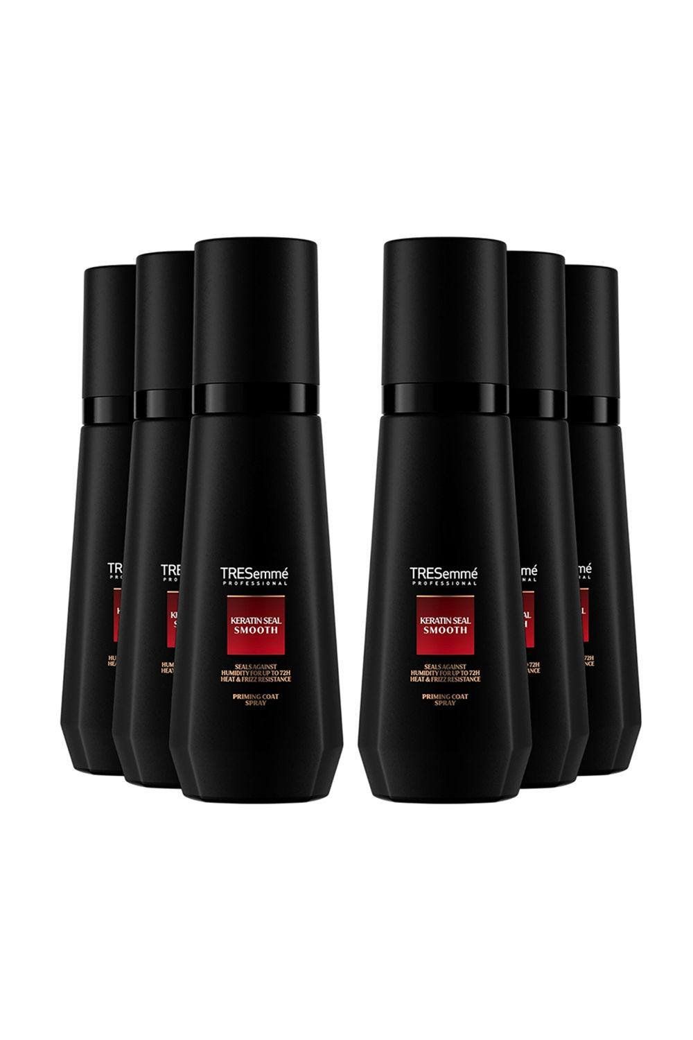 TRESemme Keratin Hair Spray Keratin Seal Smooth Priming Coat Frizz Control 150ml, 6 Pack - White - Image 1