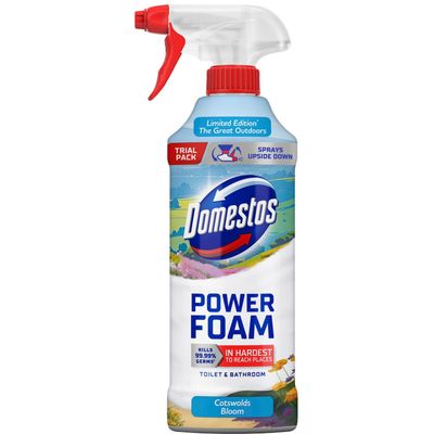 Domestos Power Foam Toilet and Bathroom Cleaner Cotswolds Bloom 380ml Assorted Packs - Thumbnail 2
