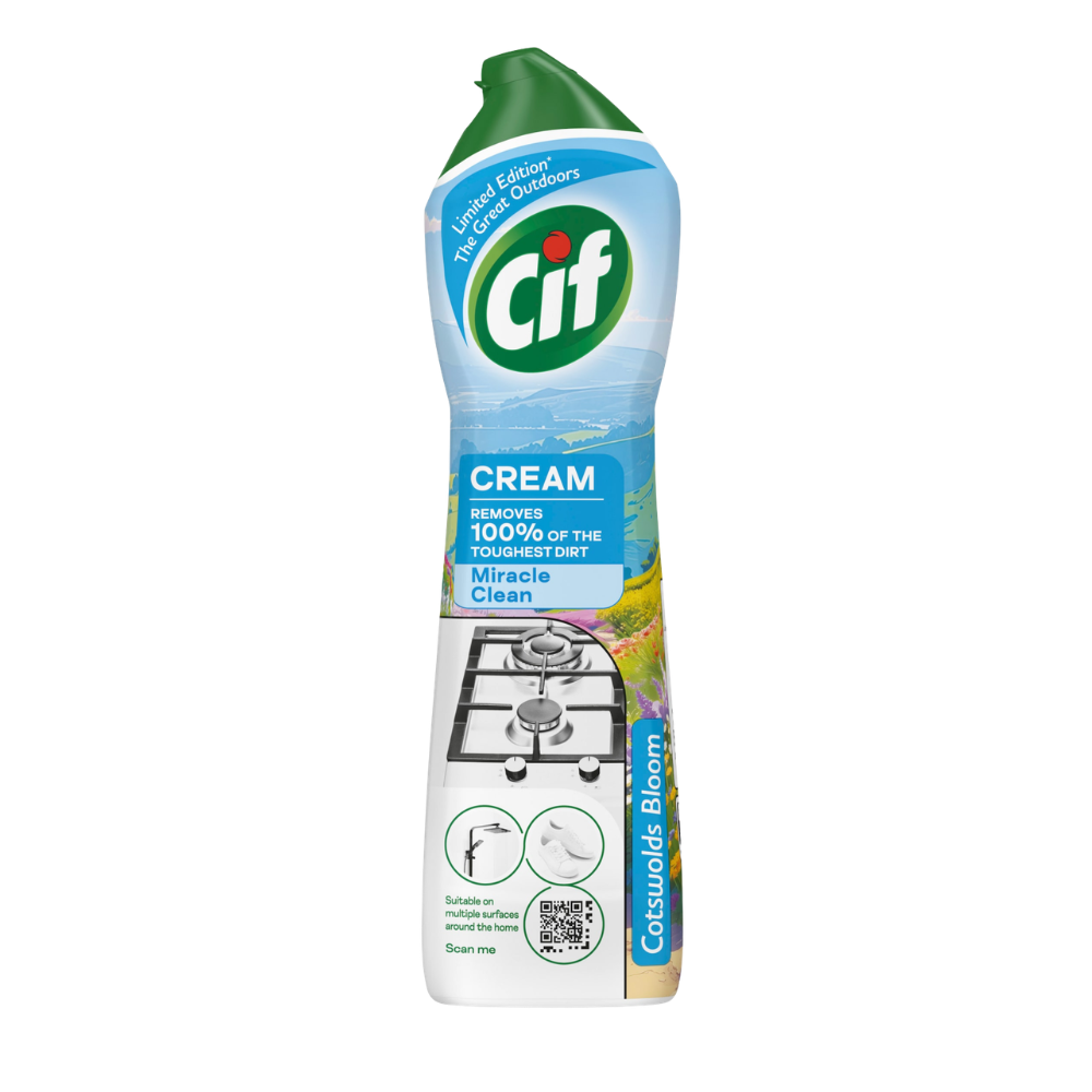 Cif Cleanboost Cotswolds Bloom Multipurpose Cream Cleaner 500ml Assorted Packs - Image 1
