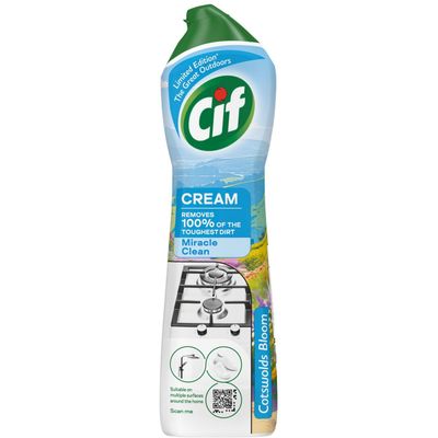 Cif Cleanboost Cotswolds Bloom Multipurpose Cream Cleaner 500ml Assorted Packs - Thumbnail 2