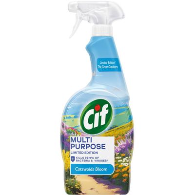 Cif Cleanboost Cotswolds Bloom Multipurpose Cleaner Spray 750ml Assorted Packs - Thumbnail 2