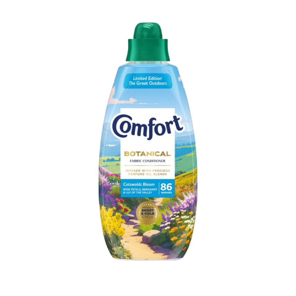 Comfort Botanicals Cotswolds Bloom Fabric Conditioner 86 Washes Assorted Packs - Image 1