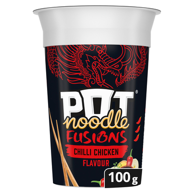 Pot Noodle Fusions Chilli Chicken Instant Snack 100 g