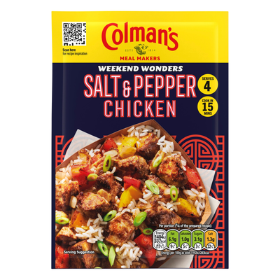 Colman's Weekend Wonders Meal Maker recipe mix Salt & Pepper Chicken 20 g