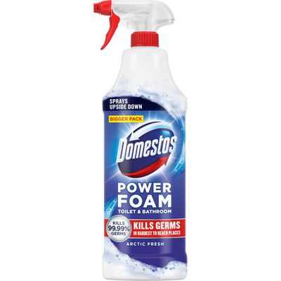 Domestos Toilet and Bathroom Power Foam - 650ml / Arctic Fresh