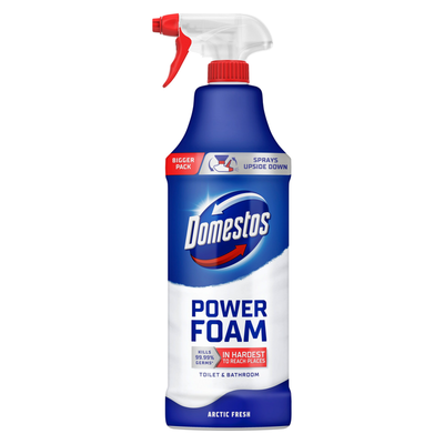 Domestos Toilet and Bathroom Power Foam - 650ml / Arctic Fresh - Thumbnail 2