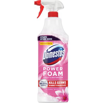 Domestos Toilet and Bathroom Power Foam - Floral Burst / 650ml - Thumbnail 2