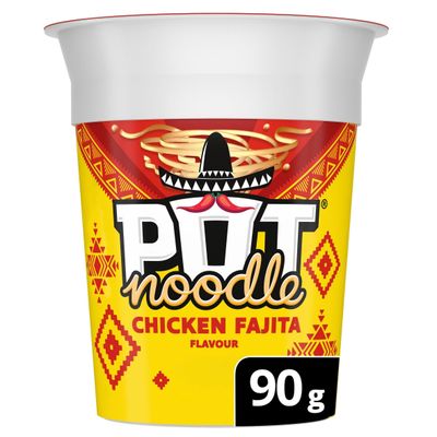 Pot Noodle Chicken Fajita Standard Snack Pot 90 g