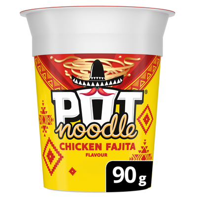 Pot Noodle Chicken Fajita Standard Snack Pot 90 g - Thumbnail 2