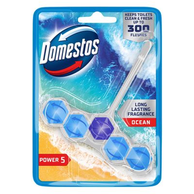 Domestos Power 5 Rim Block - Ocean - Thumbnail 2