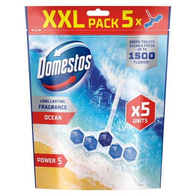 Domestos Power 5 Rim Block - Ocean