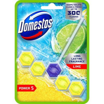 Domestos Power 5 Rim Block - Lime - Thumbnail 2