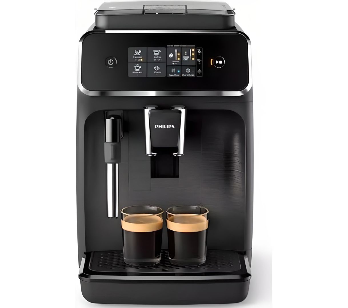 PHILIPS Series 2200 EP2220/10 Bean to Cup Coffee Machine - Black, Black - Image 1