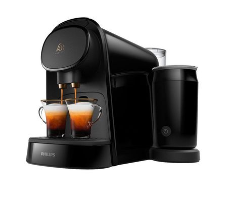 L'OR Latte by Philips LM8014/60 Coffee Machine - Black, Black - Thumbnail 2