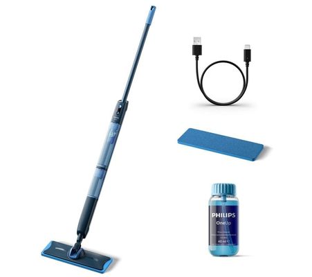 PHILIPS OneUp 5000s Electric Mop - Dirty Water Removal & Fast Dry Hard Floor Cleaner